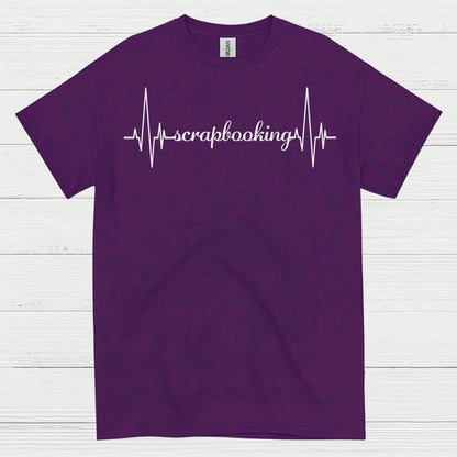 Scrapbooking Heartbeat Craft Lover T Shirt