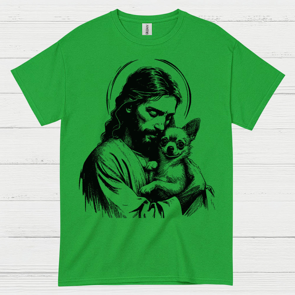 Jesus Loves Dogs Christian Faith T Shirt