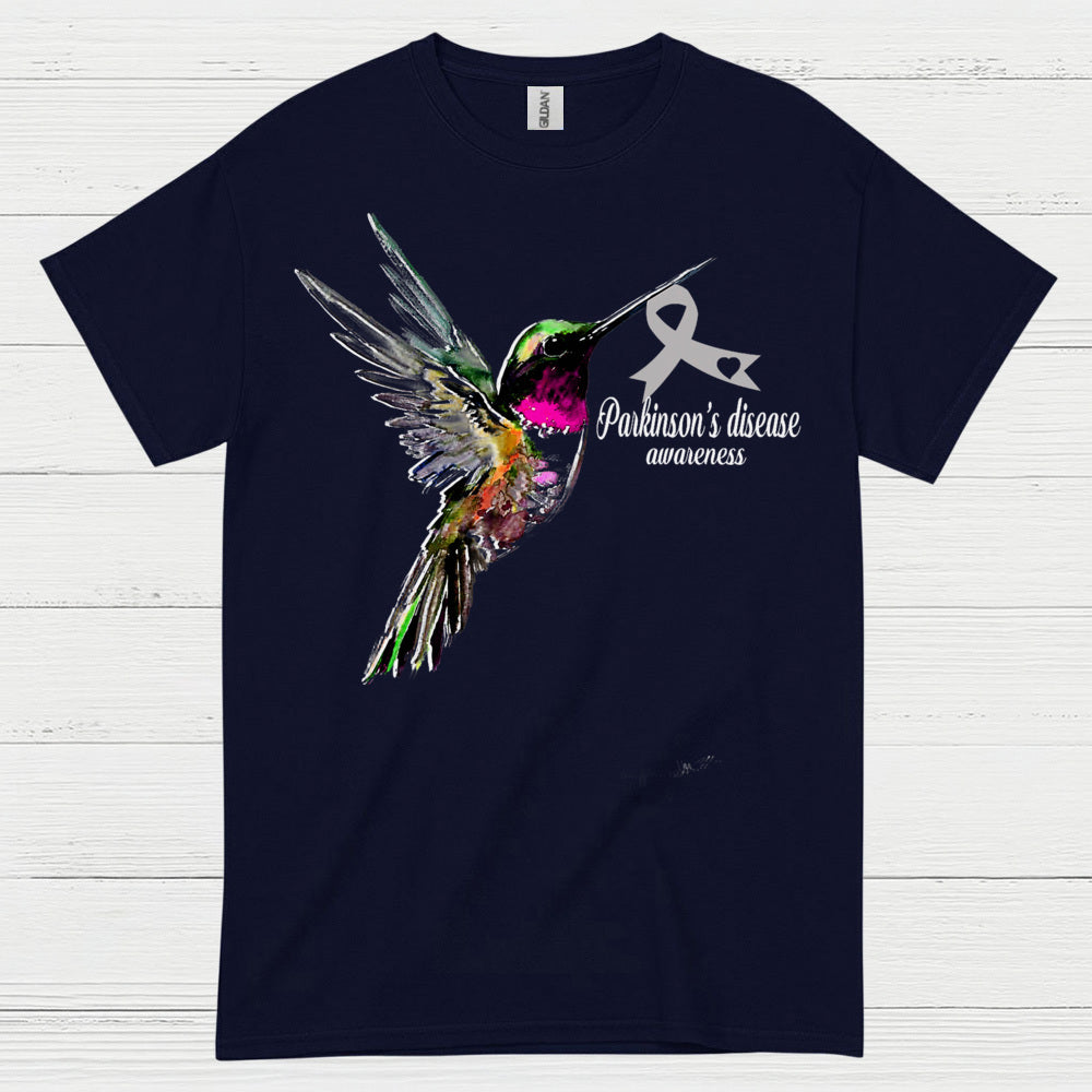Parkinsons Awareness Hummingbird Hope T Shirt