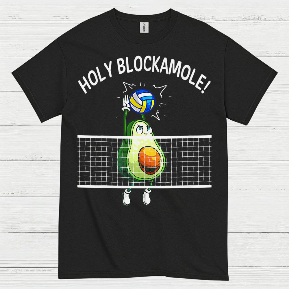 Holy Blockamole Volleyball Humor T Shirt