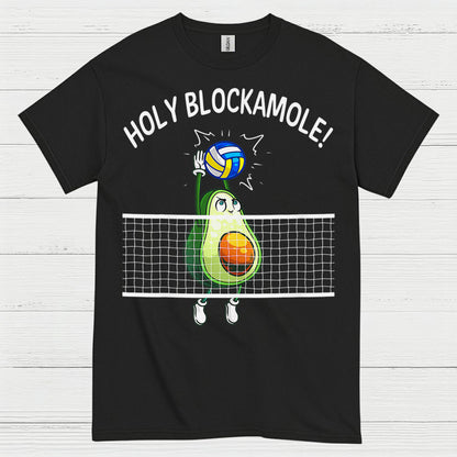 Holy Blockamole Volleyball Humor T Shirt