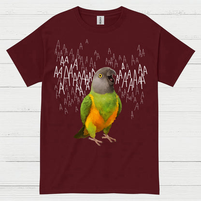 Screaming Parrot Funny T Shirt
