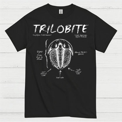 Trilobite Fossil Anatomy T Shirt