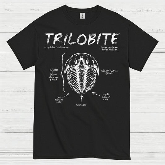 Trilobite Fossil Anatomy T Shirt