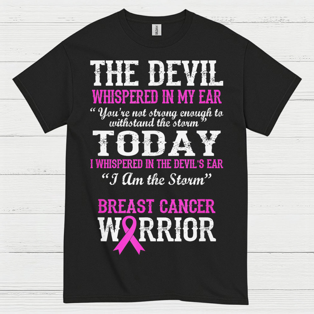 Breast Cancer Warrior I Am The Storm T Shirt