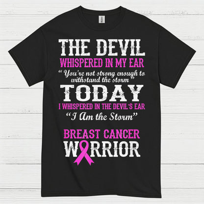 Breast Cancer Warrior I Am The Storm T Shirt