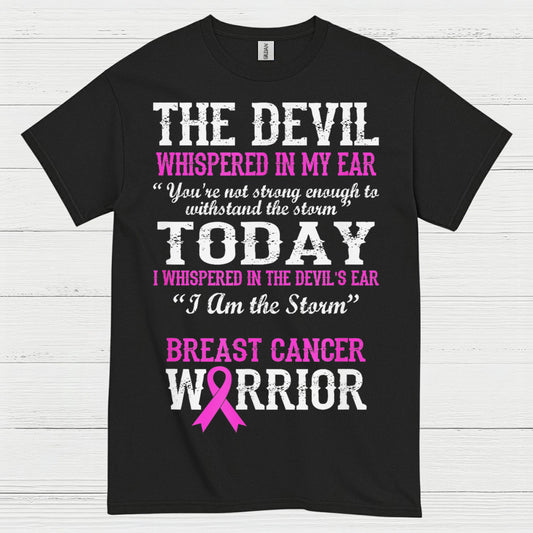Breast Cancer Warrior I Am The Storm T Shirt