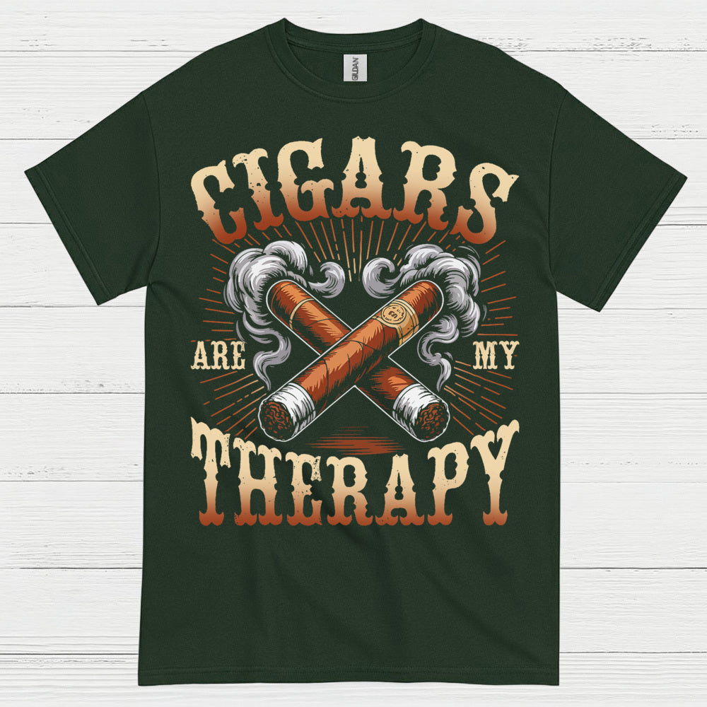 Cigars Are My Therapy Cigar Lover T Shirt
