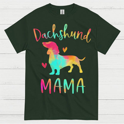 Colorful Splash Dachshund Dog T Shirt