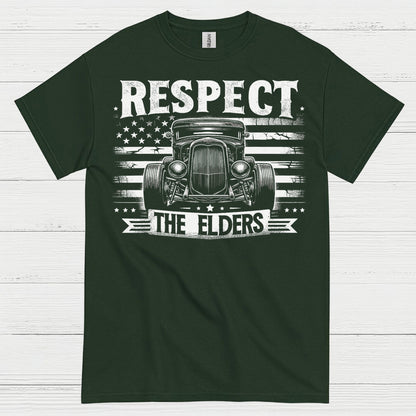 Respect The Elders Hot Rod T Shirt