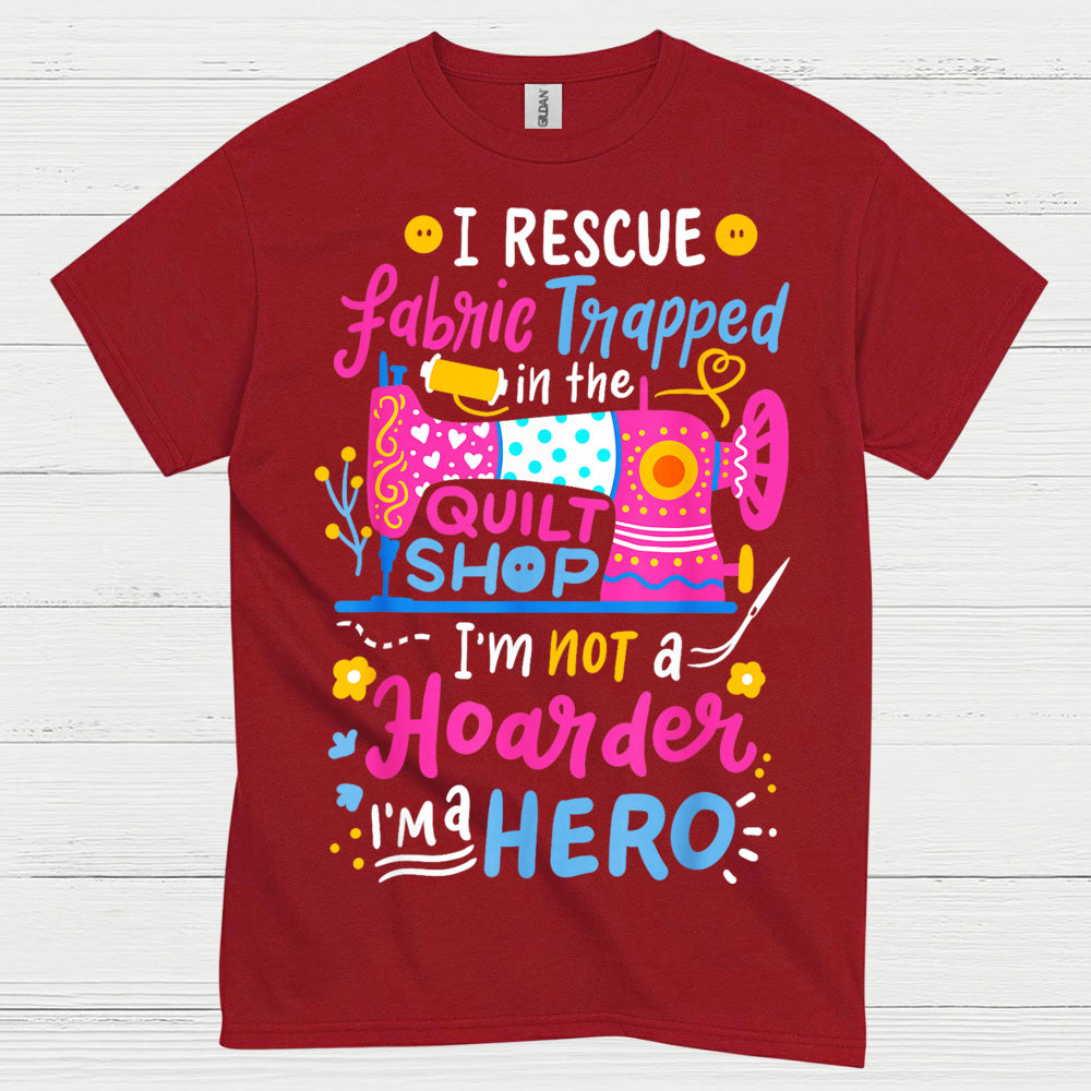 Fabric Rescue Quilting Humor T Shirt
