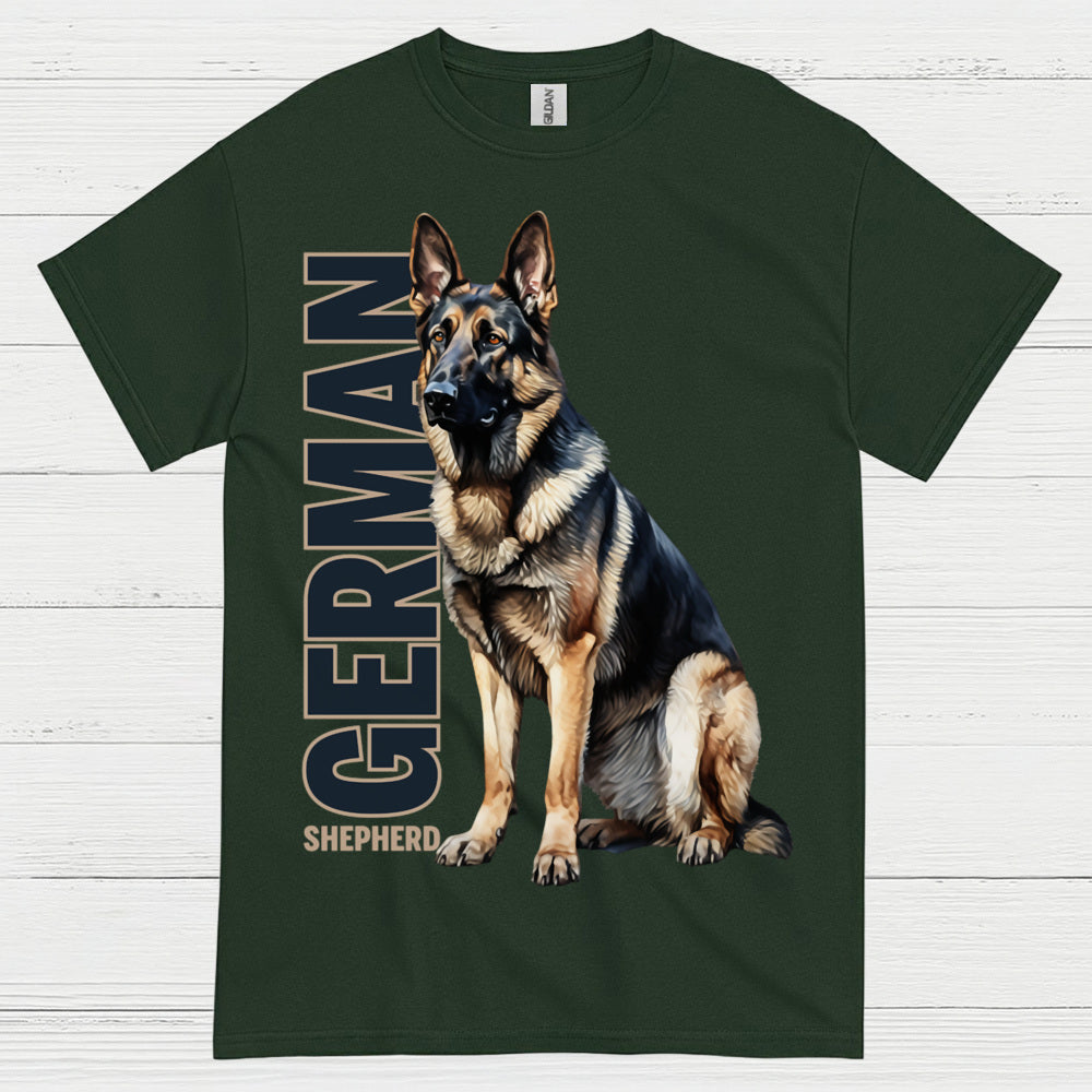 German Shepherd Classic Loyal Dog T Shirt