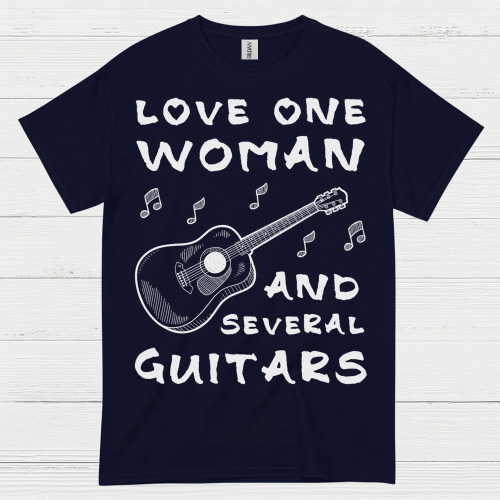 Love One Woman Guitar T Shirt