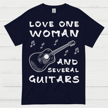 Love One Woman Guitar T Shirt