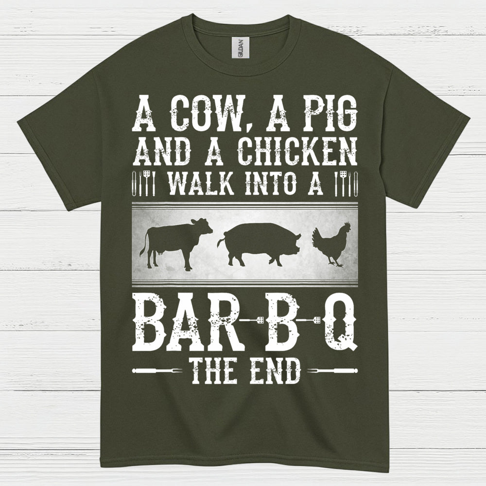 Cow Pig Chicken BarBQ T Shirt
