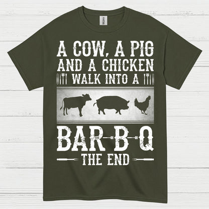 Cow Pig Chicken BarBQ T Shirt