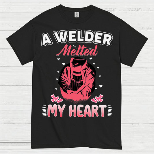 A Welder Melted My Heart T Shirt