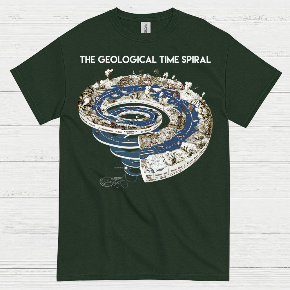Geological Time Spiral T Shirt