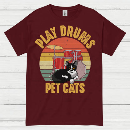 Cat Petter Drummer T Shirt