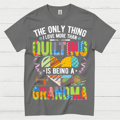 Quilting Grandma Love T Shirt