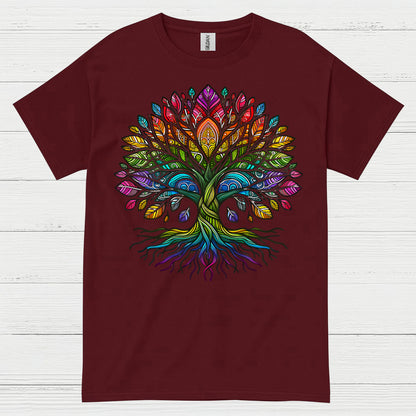 Colorful Tree Of Life Pride T Shirt