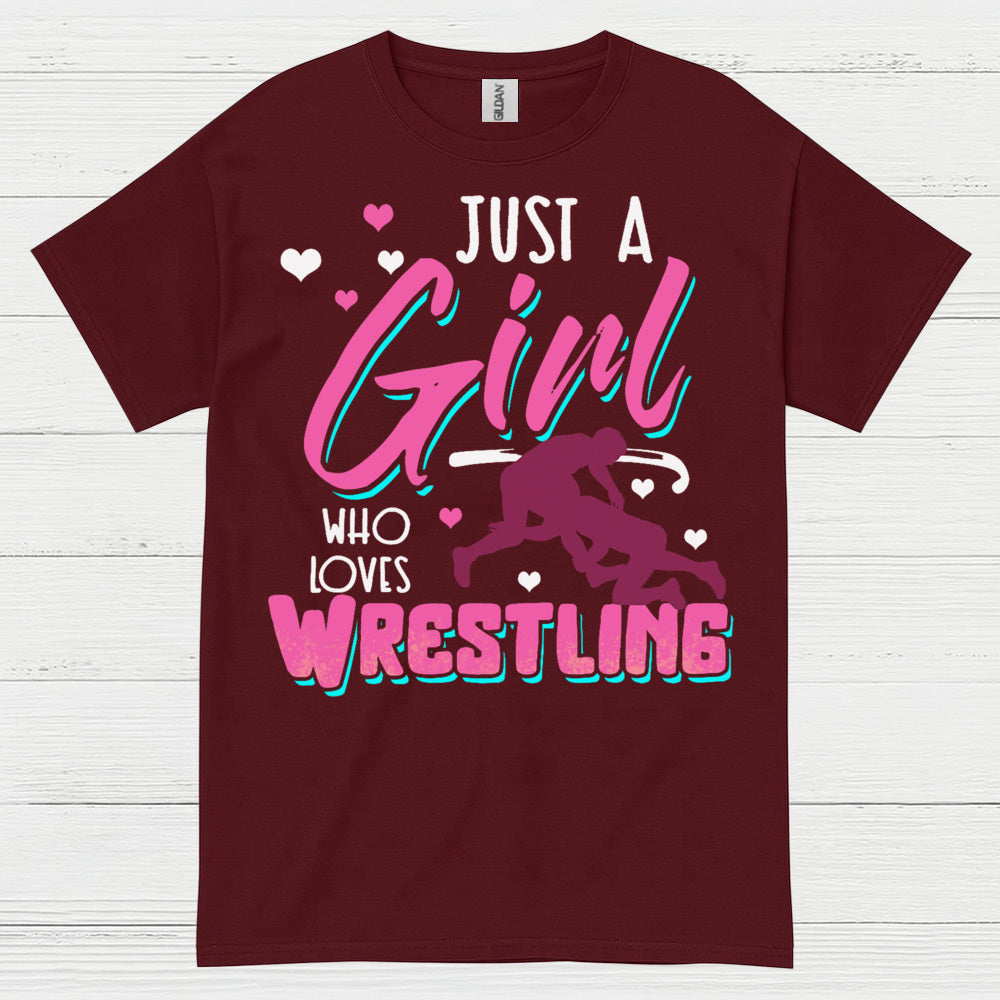 Girls Wrestling Pride Graphic T Shirt