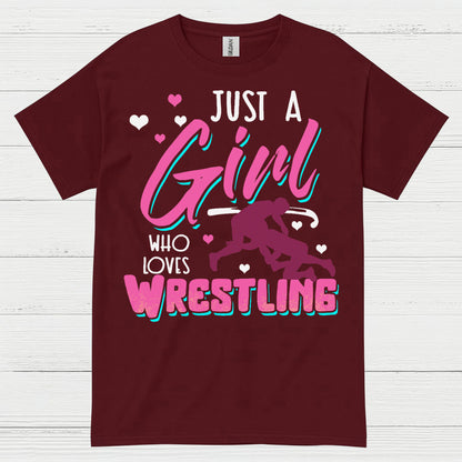 Girls Wrestling Pride Graphic T Shirt