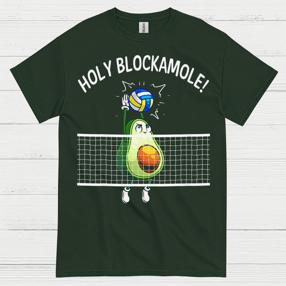 Holy Blockamole Volleyball Humor T Shirt