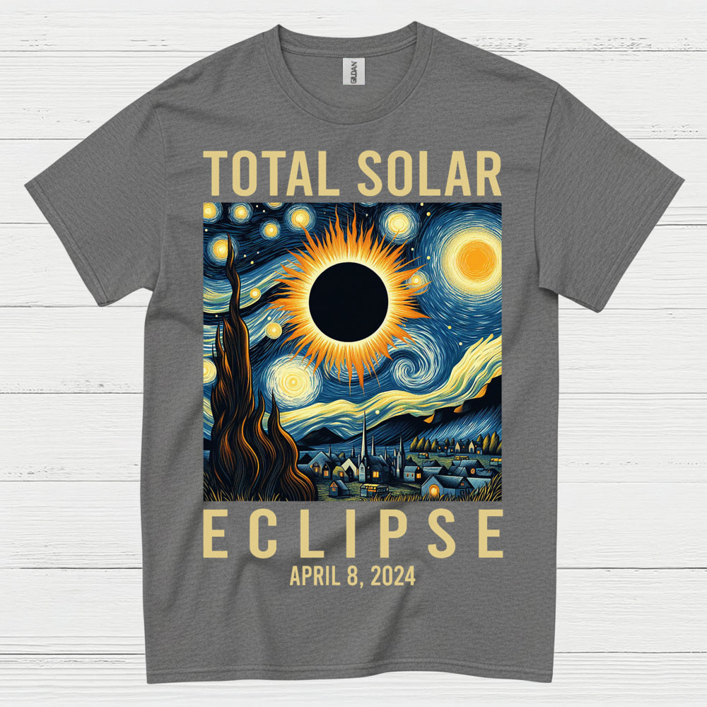 Total Solar Eclipse Art T Shirt