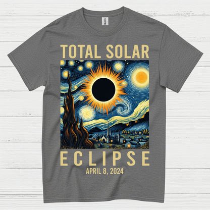 Total Solar Eclipse Art T Shirt