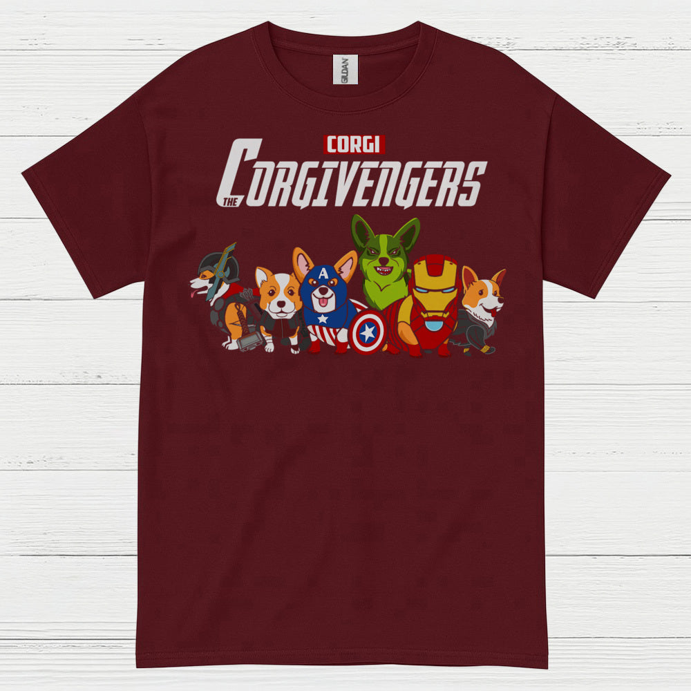 Corgivengers Superhero Corgi T Shirt