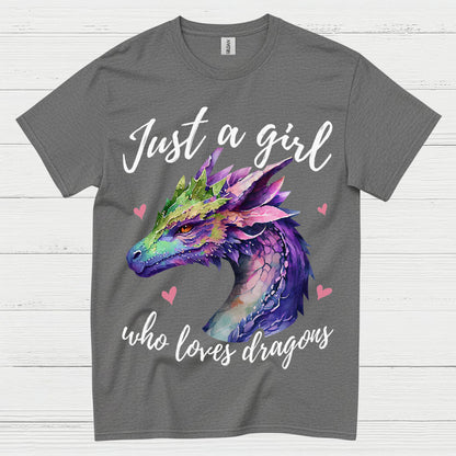 Dragon Lover Girl T Shirt