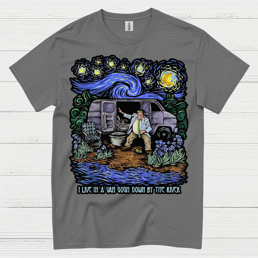 Van Life Humor Art T Shirt