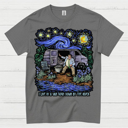 Van Life Humor Art T Shirt