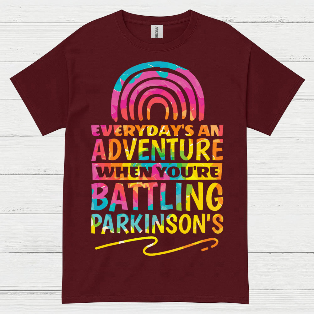 Everyday’s An Adventure Battling Parkinson’s Quote T Shirt