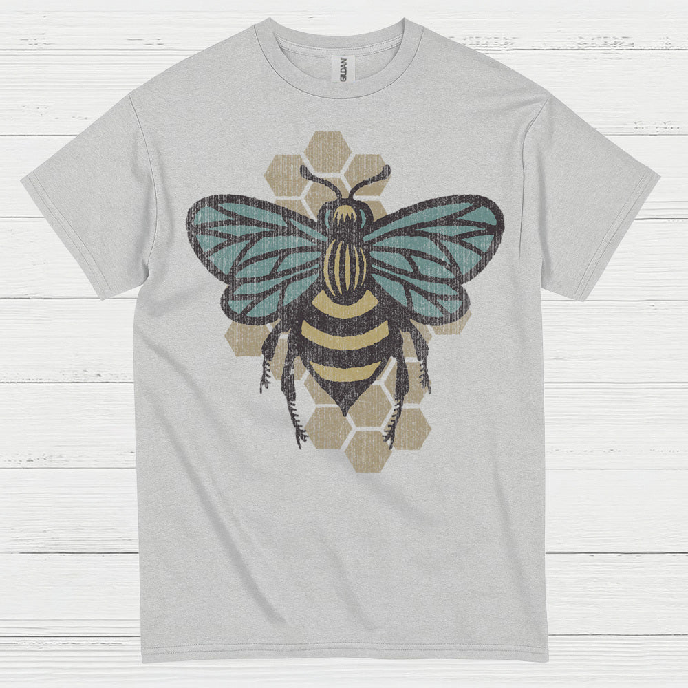 Vintage Honey Bee Nature Lover T Shirt