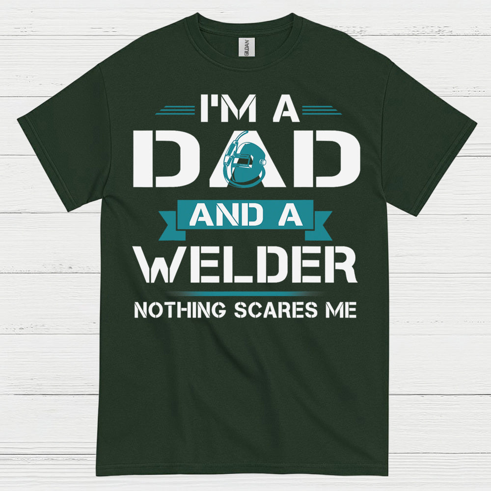 Dad And Welder Pride T Shirt