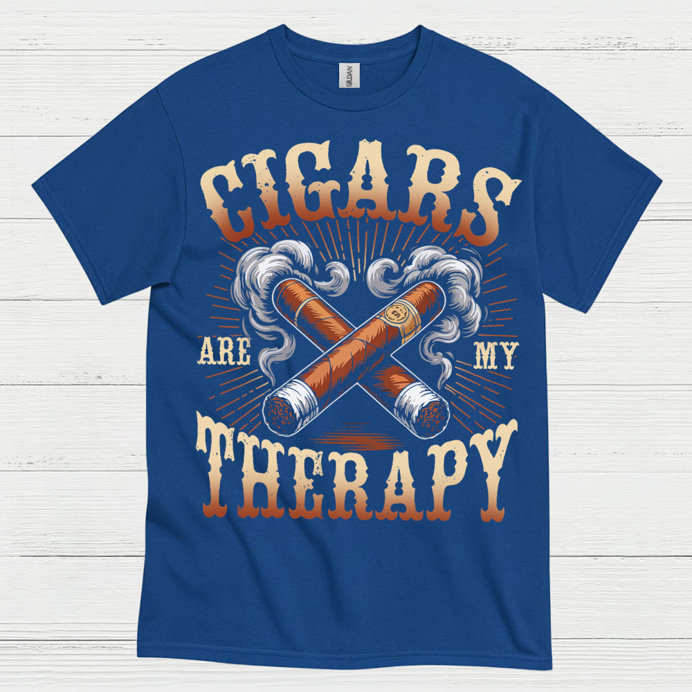 Cigars Are My Therapy Cigar Lover T Shirt