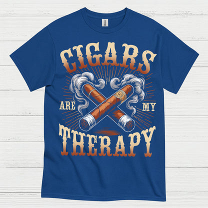 Cigars Are My Therapy Cigar Lover T Shirt