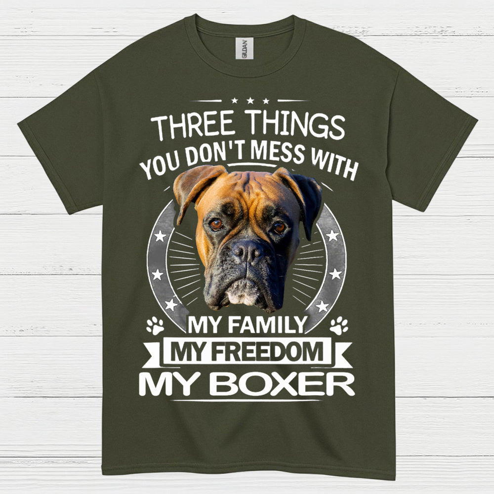 My Family My Freedom My Boxer T Shirt