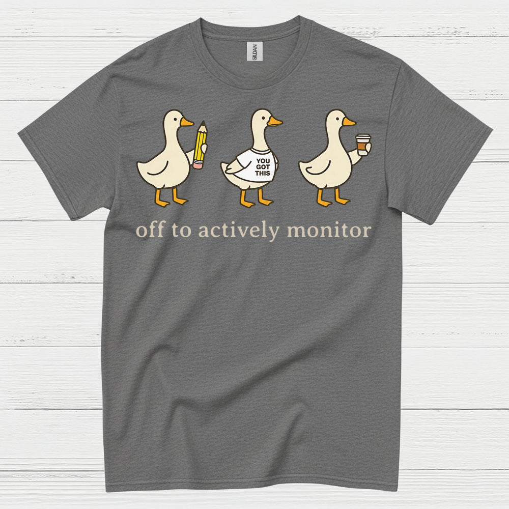 Ducks in Action Teacher T Shirt