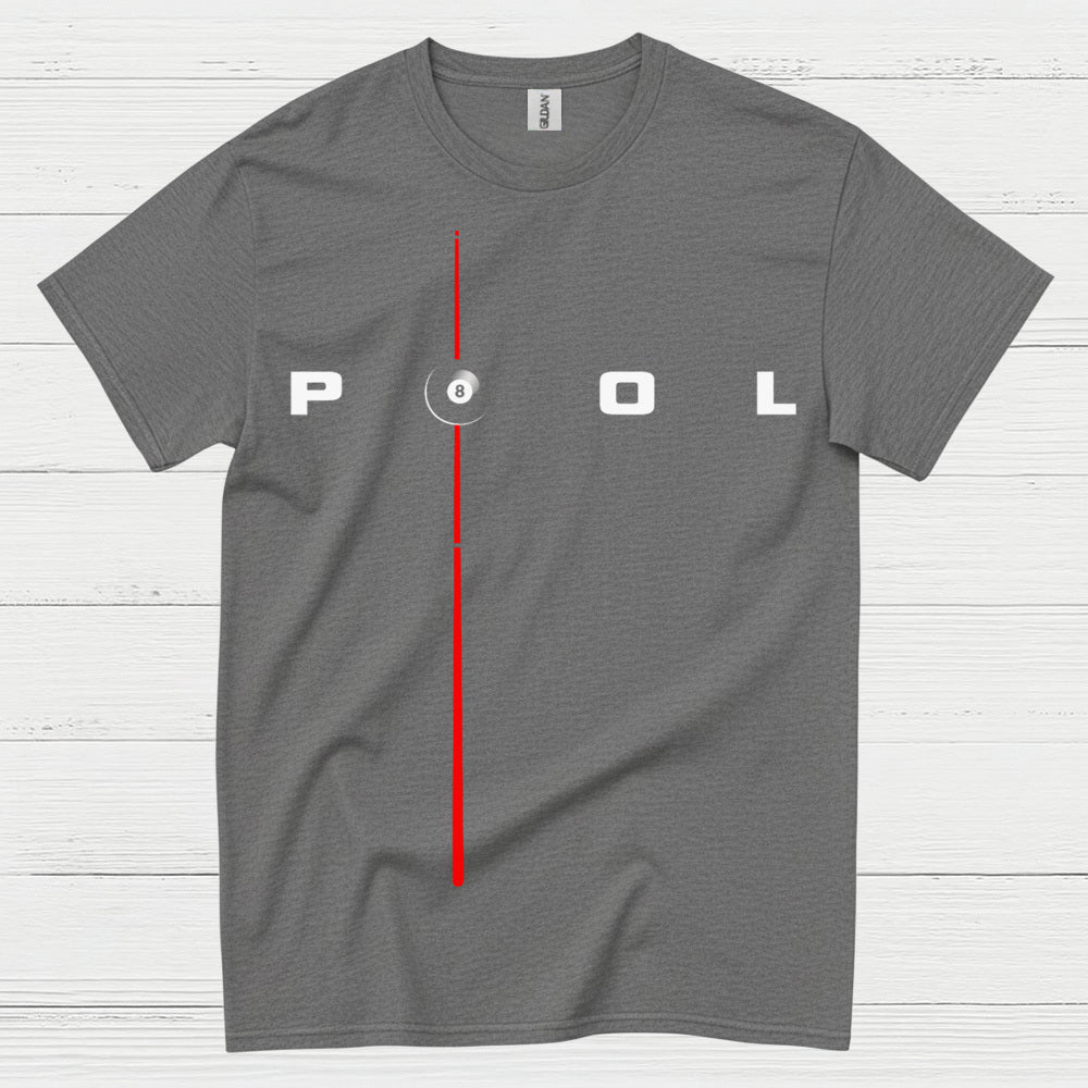 Minimal Pool Line 8 Ball T Shirt