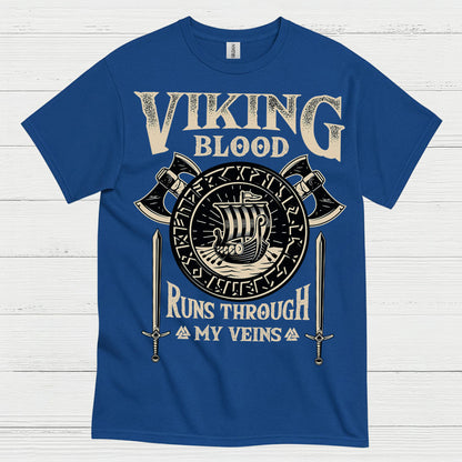 Viking Blood Runs Through My Veins T Shirt