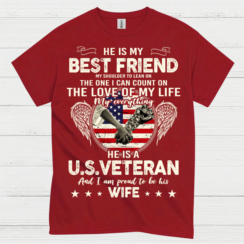 Proud Veteran Wife T-Shirt