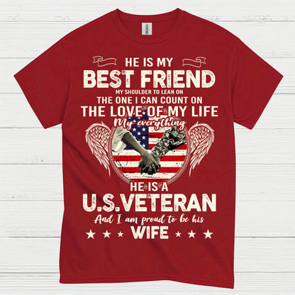 Proud Veteran Wife T-Shirt