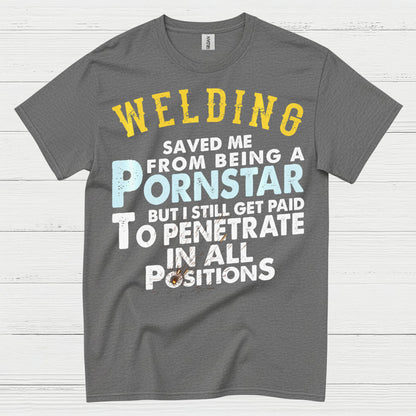 Funny Welding Positions T Shirt