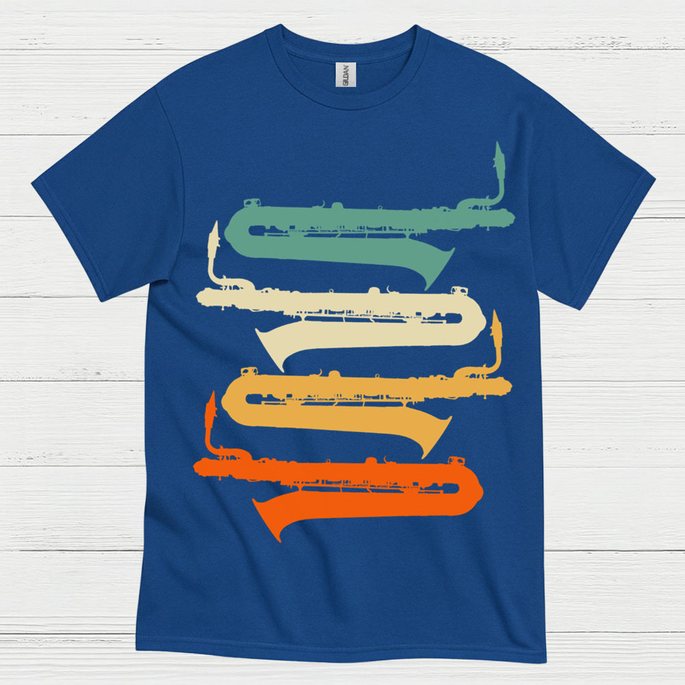 Retro Trumpet Music Lover T Shirt
