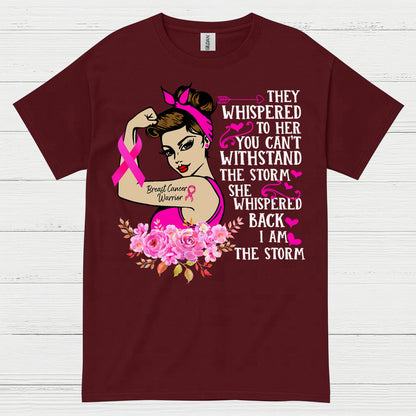 Breast Cancer Warrior Strong Woman T Shirt