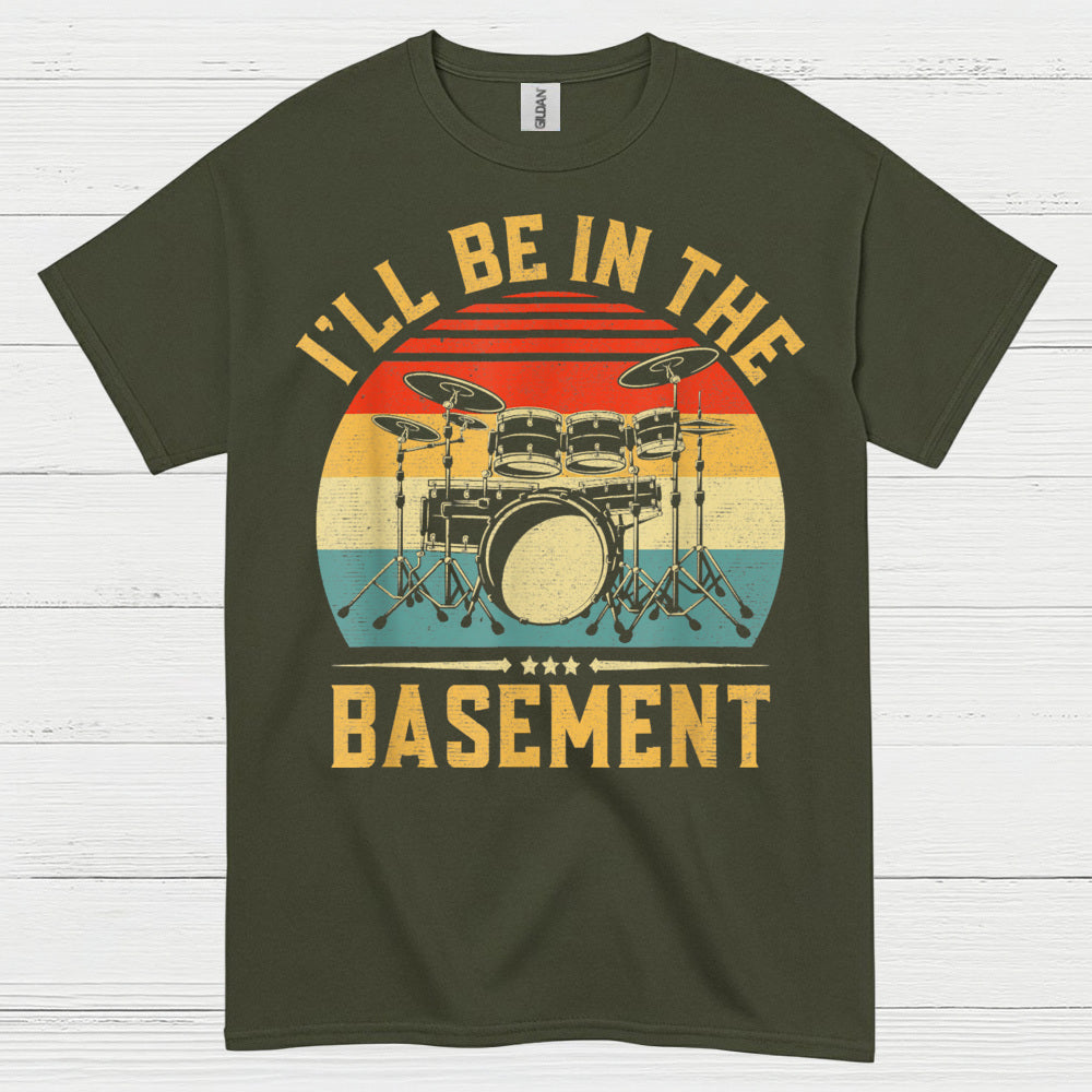 Basement Practice Drummer T Shirt