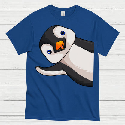 Peekaboo Penguin Cute Graphic T Shirt
